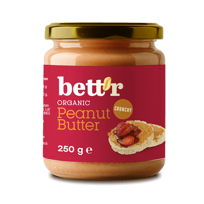 Ekologiškas žemės riešutų kremas, traškus