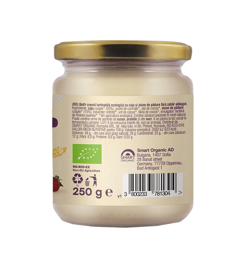 BIO Cashew Heazelnut Spread, No Added Sugar