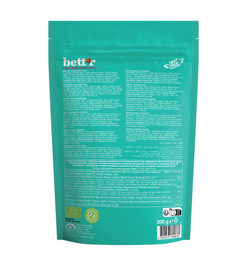 Ekologiški šokolado lašeliai (drops) MYLKY