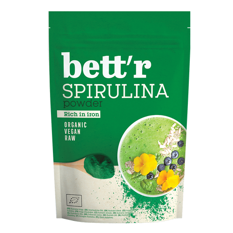 Ekologiški žaliosios spirulinos milteliai