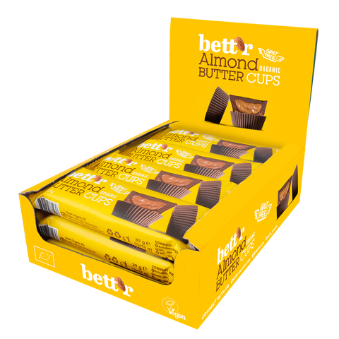 Ekologiški riešutų sviesto krepšeliai su migdolų kremu