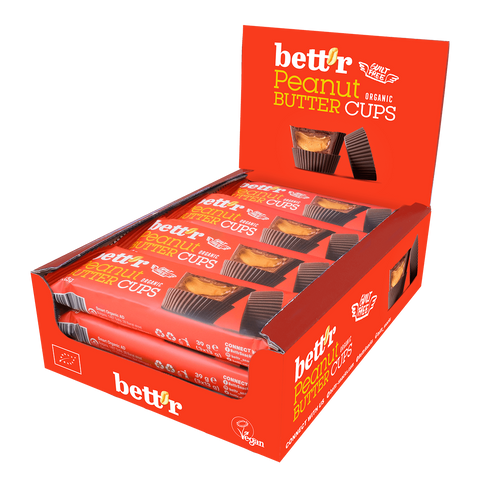 Ekologiški riešutų sviesto krepšeliai su žemės riešutų kremu