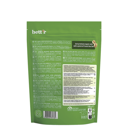 Ekologiškos skrudintos pistacijos