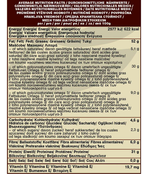 Ekologiškos kanapių sėklos, lukštentos