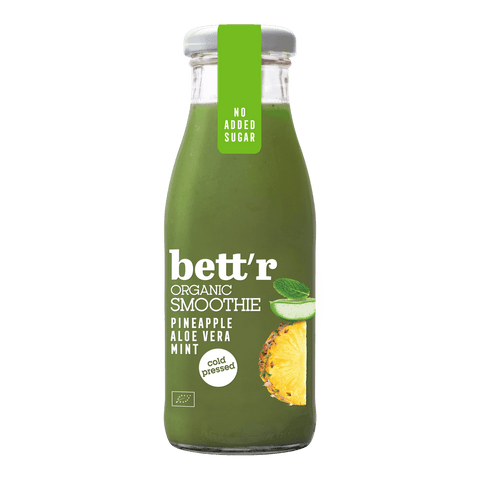 Bett'r Pineapple, Aloe and Mint Smoothie