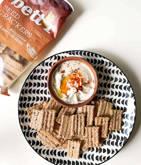 Ekologiški pilno grūdo sėklų krekeriai