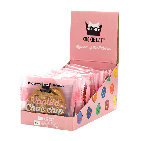 Ekologiškas vanilinis sausainiais su šokolado gabaliukais