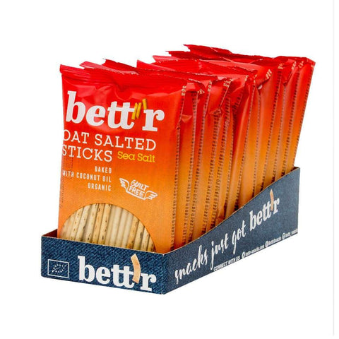 Ekologiškos avižinės lazdelės su jūros druska