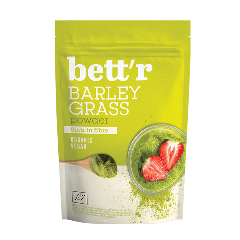 Ekologiški miežių želmenų milteliai