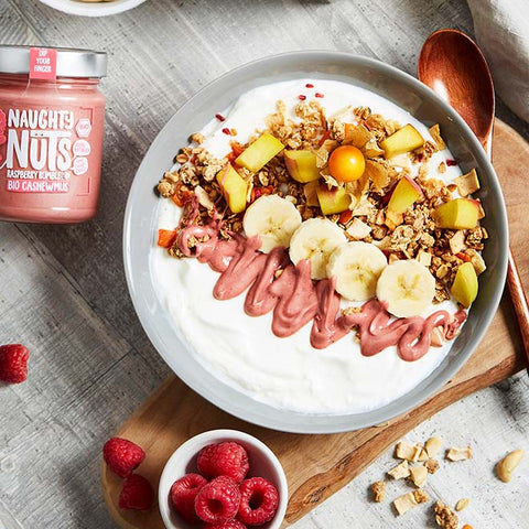 BIO Anakardžių sviestas Aviečių Rumble