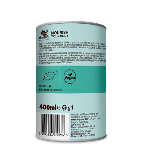 Ekologiškas kokosų gėrimas, 6% riebumo