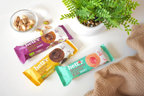 Ekologiški vaisių rutuliukai su pistacijų įdaru