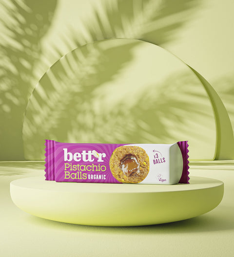 Ekologiški vaisių rutuliukai su pistacijų įdaru