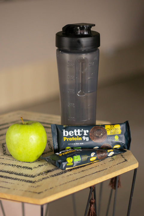 Ekologiški baltyminiai rutuliukai su kakavos įdaru