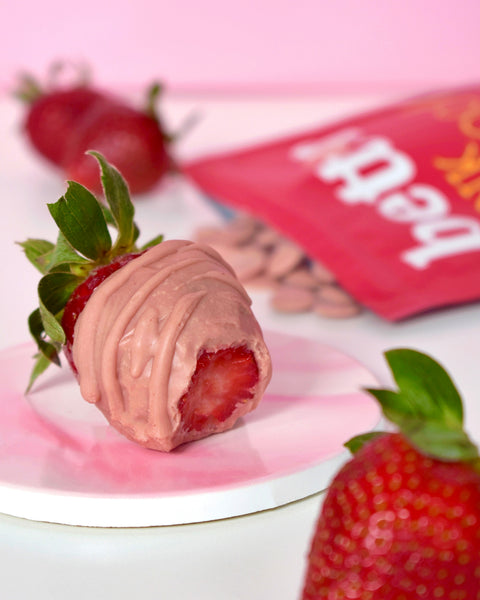 BIO Choco lašai rožinės spalvos