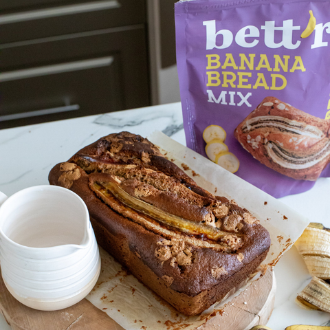 Bananų duonos mišinys be glitimo