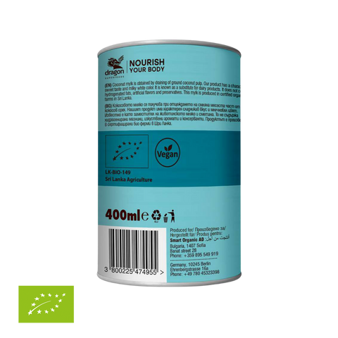 Ekologiškas kokosų gėrimas, 6% riebumo