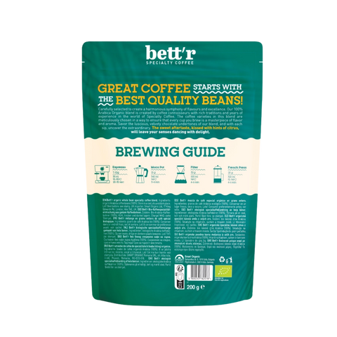 Bett’r Special Coffee Blend, kavos pupelės, 200 g