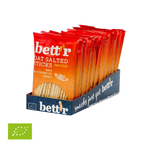 Ekologiškos avižinės lazdelės su jūros druska