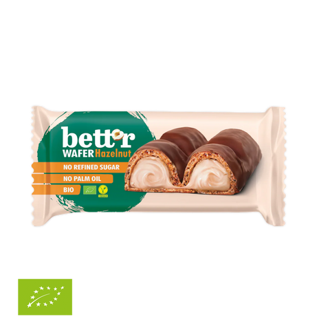 Ekologiškas batonėlis su lazdyno riešutų kremu