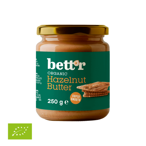 Ekologiškas lazdyno riešutų kremas