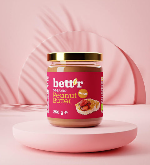 Ekologiškas žemės riešutų kremas, traškus