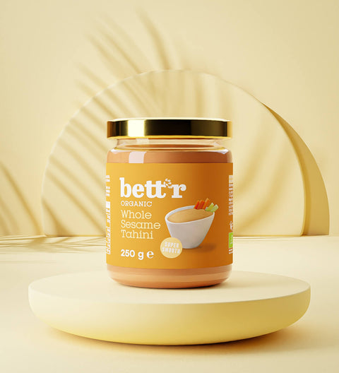 Ekologiška nelukštentų sezamų pasta - tahini (whole)