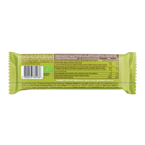 Ekologiški riešutų sviesto krepšeliai su pistacijų kremu