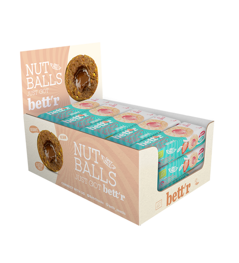 Ekologiški vaisių rutuliukai su kokosų ir braškių įdaru