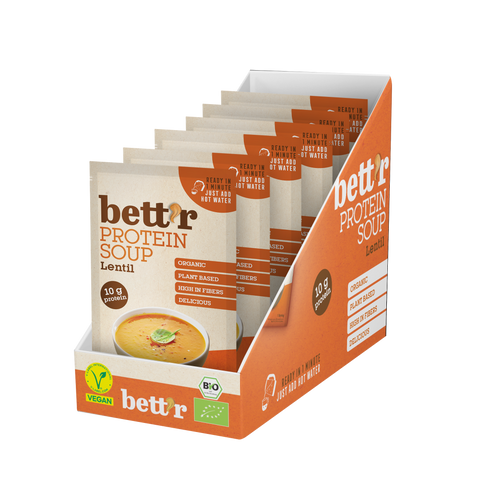 Ekologiška baltymų sriuba su raudonaisiais lęšiais