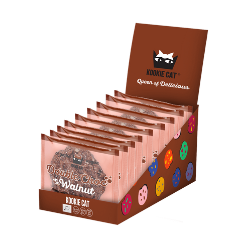Ekologiškas  šokoladinis sausainiais su graikiniais DOUBLE CHOC & WALNUT
