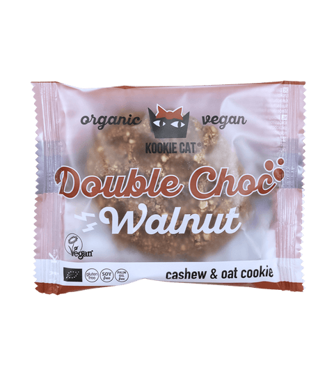 Ekologiškas  šokoladinis sausainiais su graikiniais DOUBLE CHOC & WALNUT