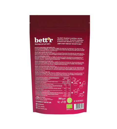 Ekologiška granola su uogomis ir kokosu