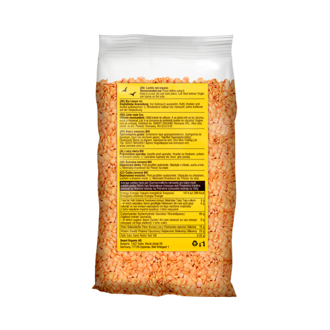 Ekologiški raudonieji lęšiai