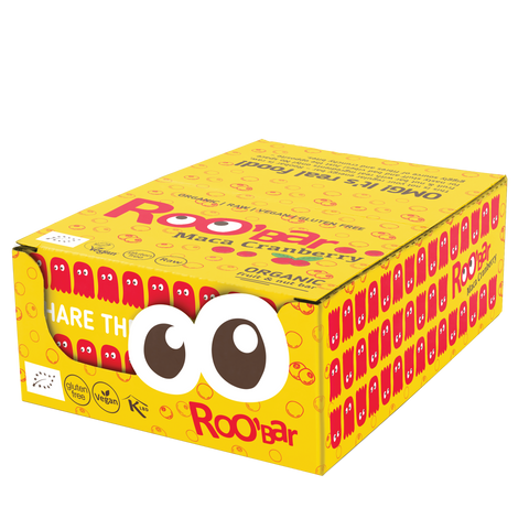 Ekologiškas maca ir spanguolių batonėlis