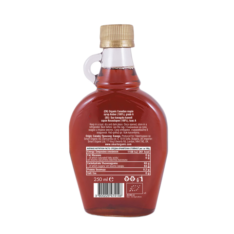 Ekologiškas gintarinis klevų sirupas