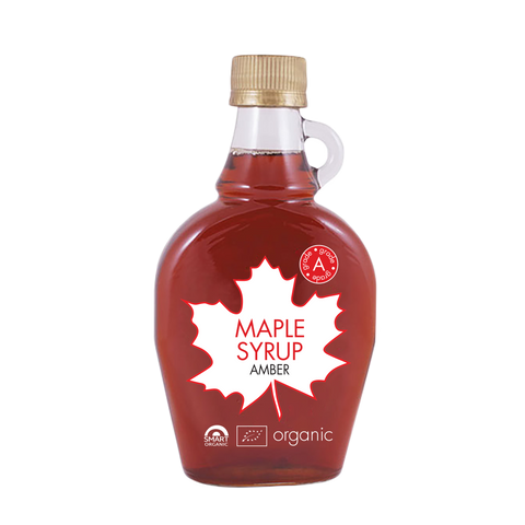 Ekologiškas gintarinis klevų sirupas