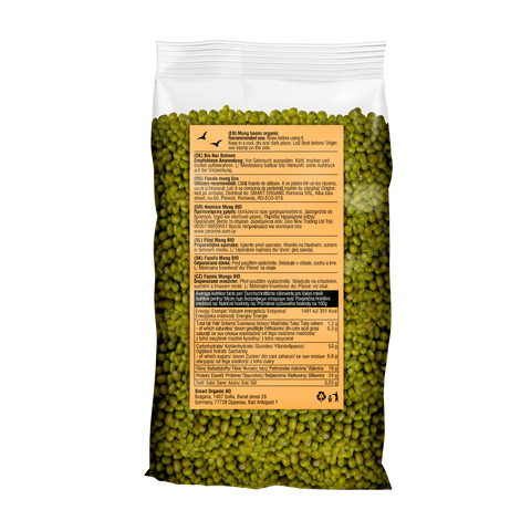 Ekologiškos Mung pupelės (spindulinės pupuolės)