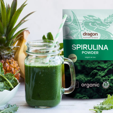 Dragon Superfoods spirulinos milteliai